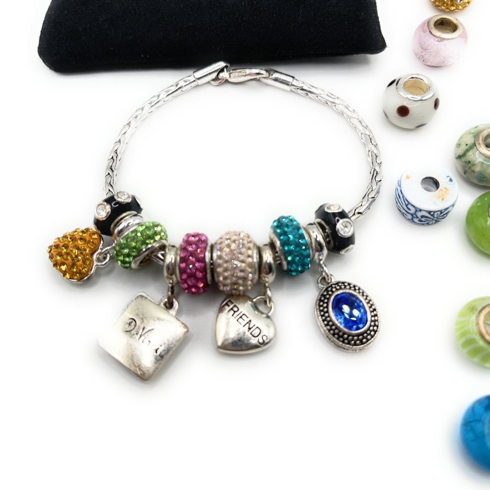 Davinci Bracelet Set- Includes Numerous Charms - … - image 3